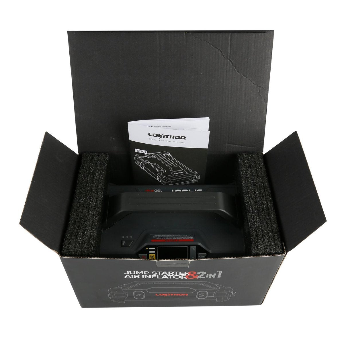 Powerbank / Jump starter Lokithor JA301, 2000A, kompresor 10 - 150 PSI - Lokithor | Sklep Sellando - Shop