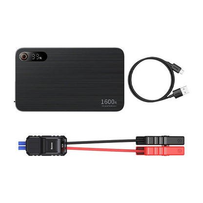 Powerbank / Rozrusznik Baseus Super Energy PRO Car Jump Starter, 1600A, USB (czarny) - Baseus | Sklep Sellando - Shop