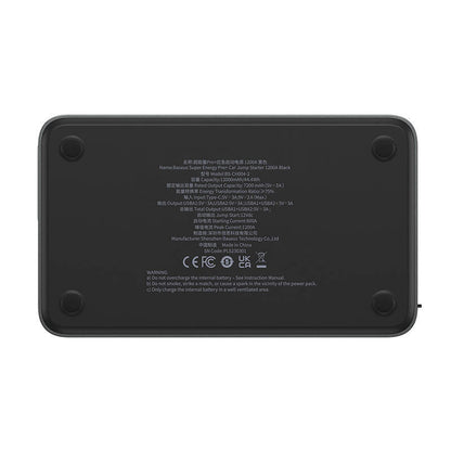 Powerbank/Rozrusznik Baseus Pro+ Car Jump Starter, 12000mAh, 1200A, USB (czarny) - Baseus | Sklep Sellando - Shop