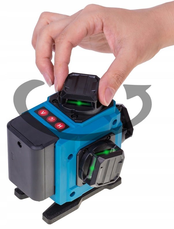 POZIOMICA LASEROWA 360 LINBOX ECO4 LASER KRZYŻOWY 4D + STATYW DO SKOSÓW - bez marki | Sklep Sellando - Shop