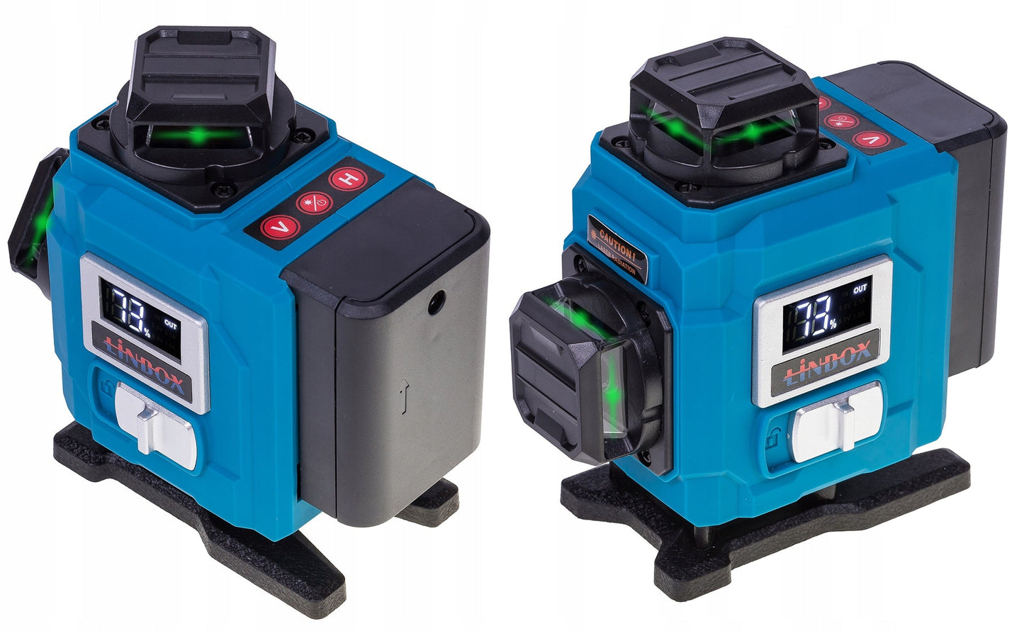 POZIOMICA LASEROWA 360 LINBOX ECO4 LASER KRZYŻOWY 4D + STATYW DO SKOSÓW - bez marki | Sklep Sellando - Shop