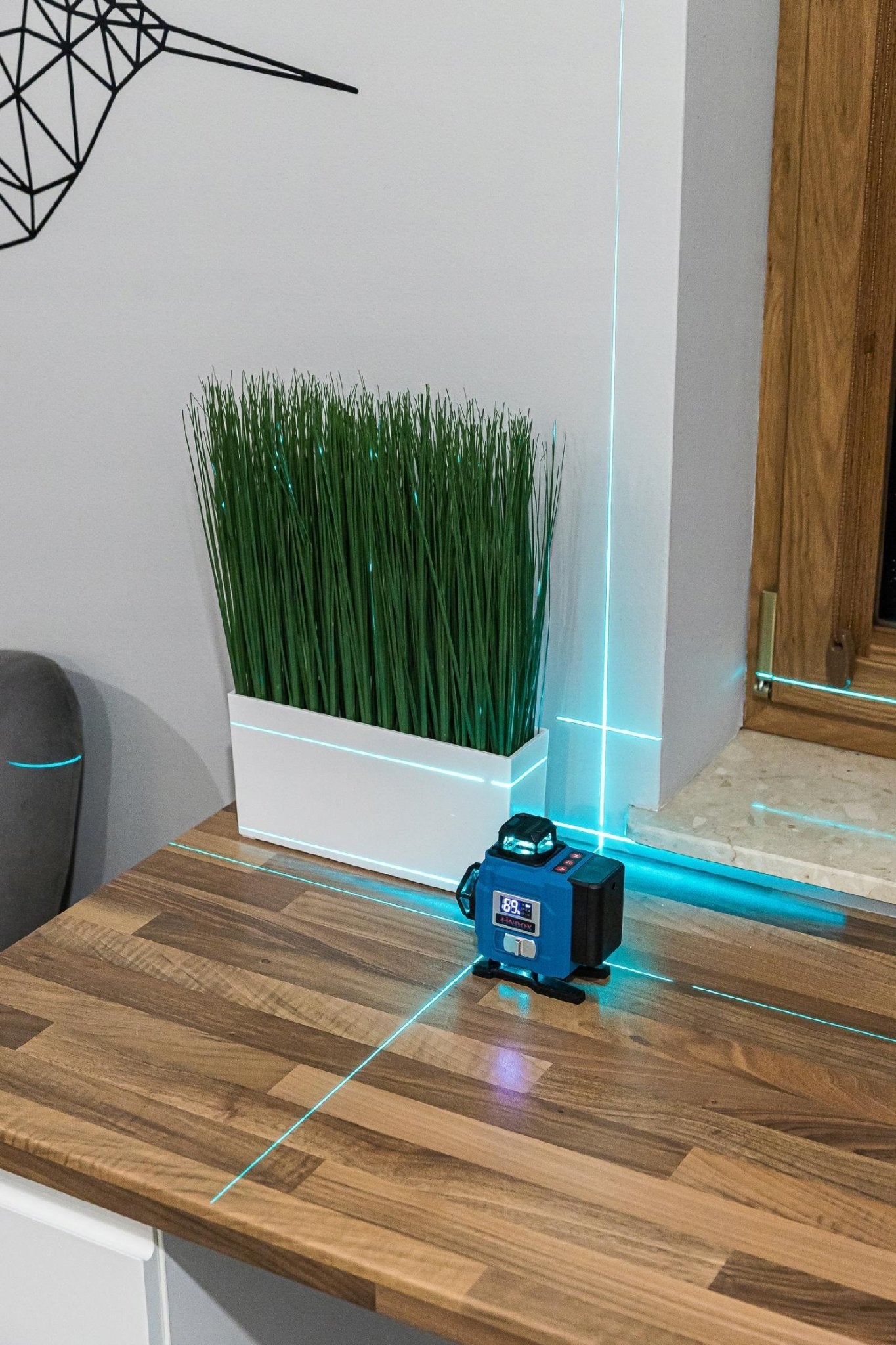 POZIOMICA LASEROWA 360 LINBOX ECO4 LASER KRZYŻOWY 4D + STATYW DO SKOSÓW - bez marki | Sklep Sellando - Shop